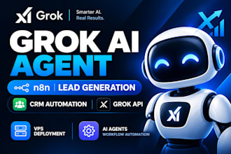 grok bot n8n lead generation grok ai agent vps deployment crm automate grok api