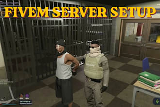 optimize and setup fivem server qbcore esx qbox, fix bugs, lag and crashes
