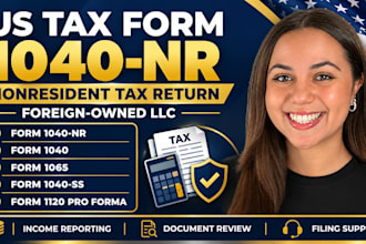 prepare and efile form 1040nr nonresident US tax return