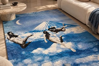 design a unique custom artistic rug pattern