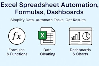 create excel formulas, fix errors, and automate spreadsheets