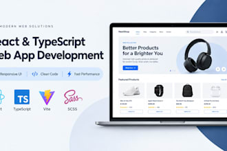 develop your react and typescript frontend