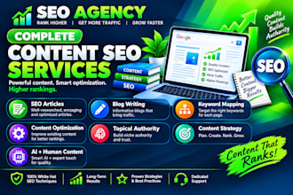 our agency provide professional SEO content writing  services