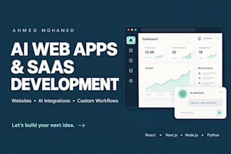 build ai web apps, saas platforms