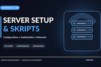 setup your minecraft server, skripts and configs