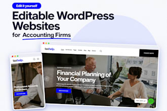 build wordpress website for your accounting or CPA firm