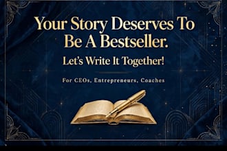 ghostwrite your memoir autobiography and business book