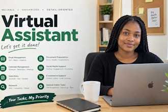 be your professional admin virtual assistant