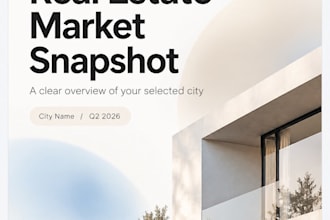 create a real estate market research report for your city