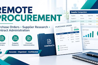 act as your remote procurement expediter and track purchase orders