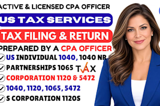 file and return US tax, such as 1040 1120 1065 5472