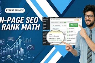 do wordpress on page SEO optimization using rank math