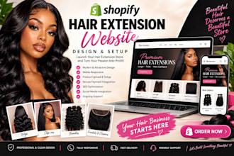 do hair extension shopify store, hair extension website