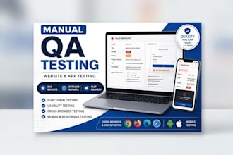 manually test your website and report bugs