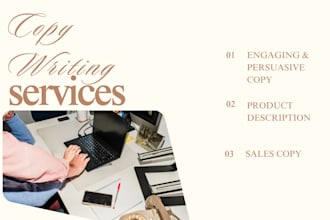 write engaging and persuasive copy