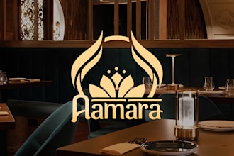design a luxury restaurant logo and premium brand identity