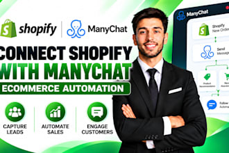 connect shopify with manychat for ecommerce automation
