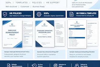 make HR policies and documentation