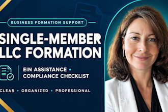 form your single membership llc, obtain ein and prepare an operating agreement