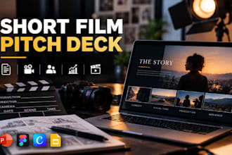 comprehensive short film pitch deck presentation communicating storytelling