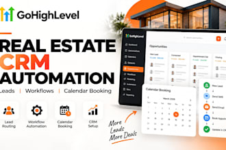configure gohighlevel real estate CRM, leads and calendar booking