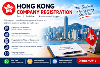 assist with hong kong company registration and business setup