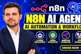 build n8n ai agent, n8n ai automation, n8n workflow, or ai workflow automation