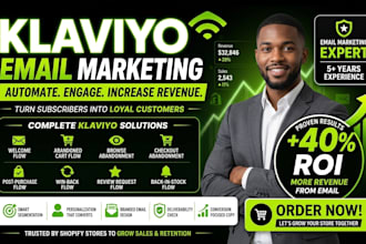 setup klaviyo email flows and shopify sales funnel