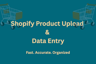 do shopify product upload, bulk CSV import and data entry