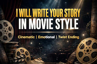 be your mystery thriller ghostwriter with hollywood style twist