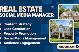 be your real estate social media manager and content creator