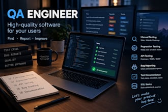 do functional, regression and smoke testing for your software