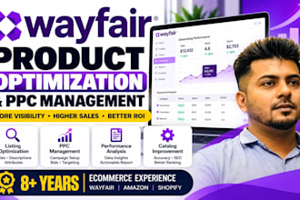 do wayfair products optimization and manage PPC campaigns