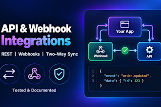 connect your apps with apis and webhooks