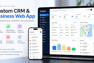 build a custom CRM or internal business web app