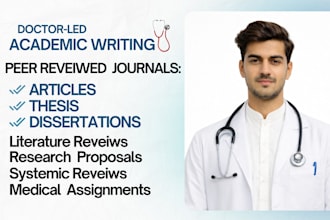 edit medical research papers and prepare them for journal submission