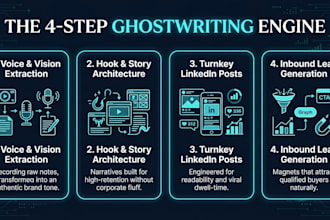 ghostwrite high impact linkedin content for saas and tech founders