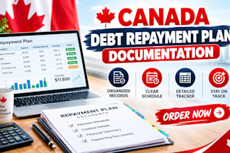 prepare your canada debt repayment plan documentation