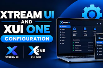 install and configure xtream UI or xui one on your server with SSL and CDN