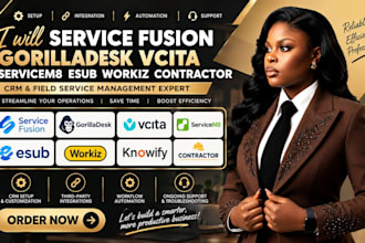service fusion gorilladesk vcita servicem8 esub workiz knowify contractor