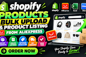 shopify products bulk product upload product listing shopify listing shopify SEO