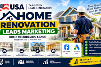 usa home renovation leads marketing home remodeling leads facebook google ads