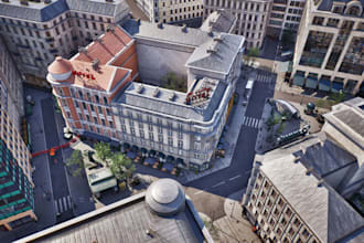 build 3d photogrammetry model from lidar drone data,laz to cad model, orthophoto