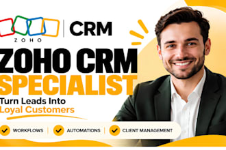 integrate zoho CRM with zoho books and automate workflows