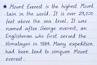professionally write bengali and english handwriting
