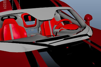 do 3d car modeling and photorealistic car rendering