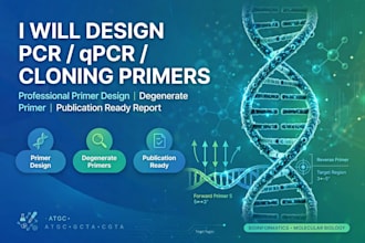 do  bioinformatics primer design sequence alignment phyolgenetic analysis
