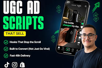 write high converting tiktok ugc video ad scripts