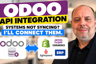build custom odoo API integrations and data synchronization