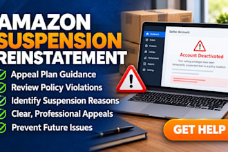 write amazon suspension appeals and reinstatement plans